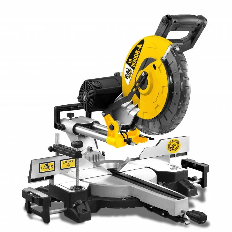 Machine FEMI TR 1030 DB/A — tronçonneuse radiale à double biseau pour bois — 2 000 W, lame 305 mm