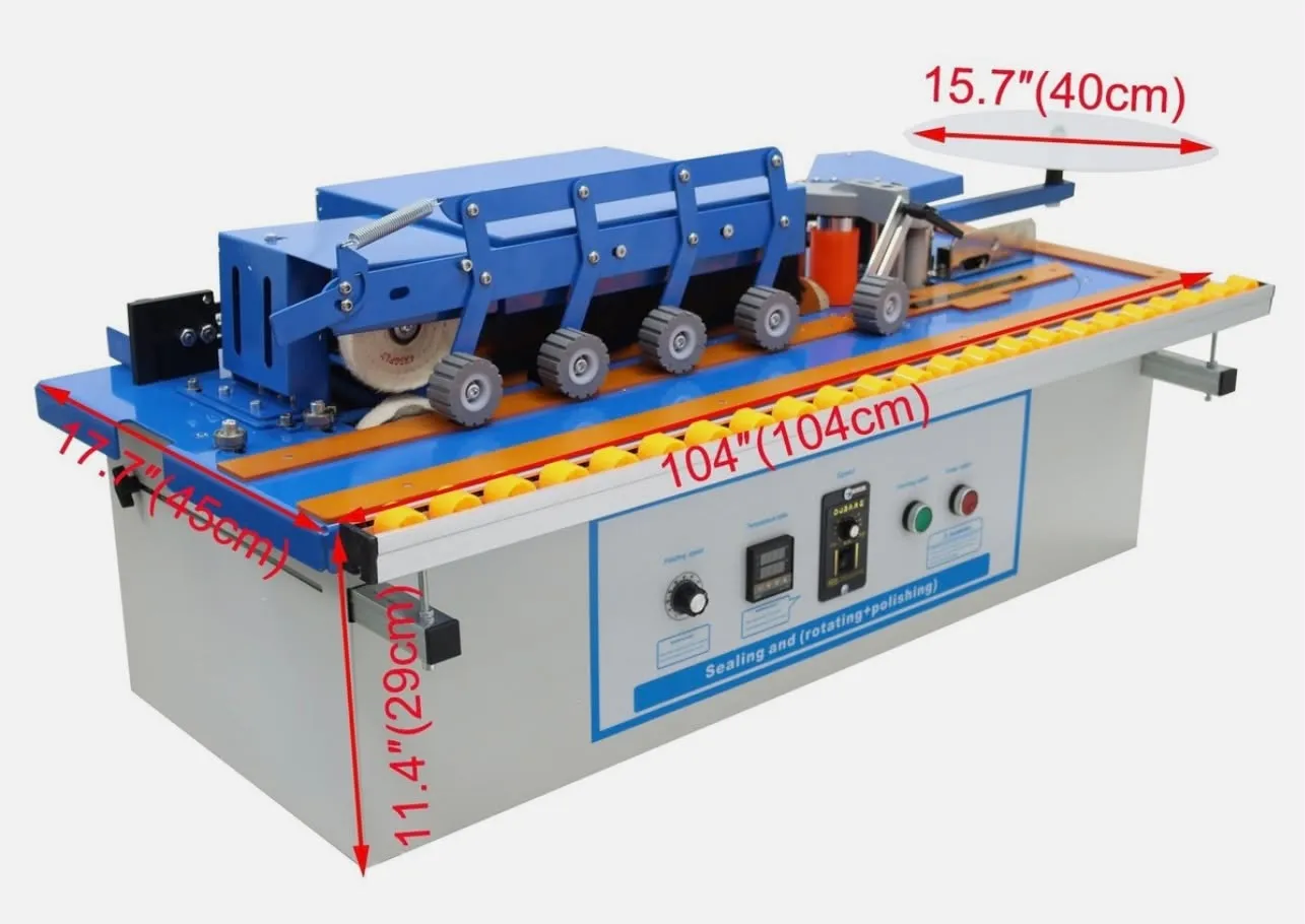 ماكينة تغليف حواف ZICAR MF3000 — 4 عمليات للألواح وMDF — 220 فولت، 1200 واط