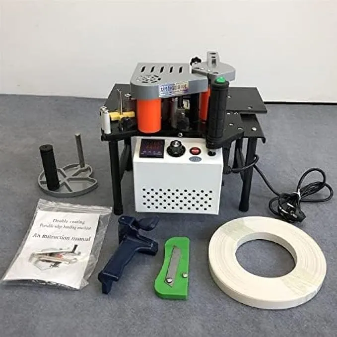 Plaqueuse de chants portable à bac de colle — machine d’encollage pour panneaux 6