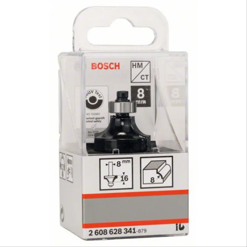 فريزة تدوير R8 — ساق 8 مم · فعال Ø28,7 × 15,2 مم — Bosch 2608628341