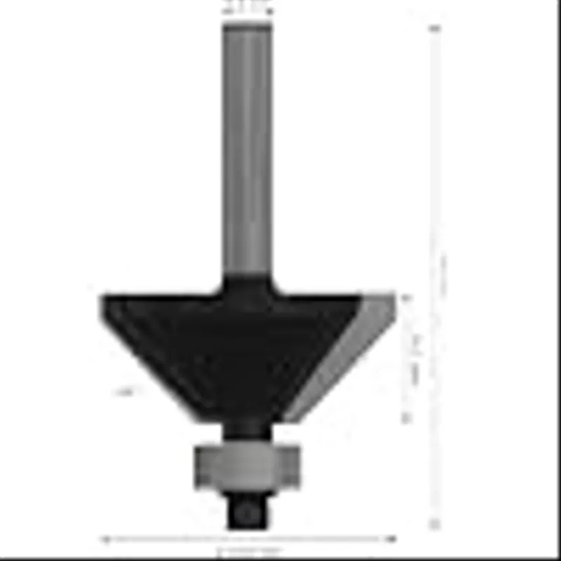 Fraise à chanfreiner 45° — queue 6 mm — Bosch 2608628448 3