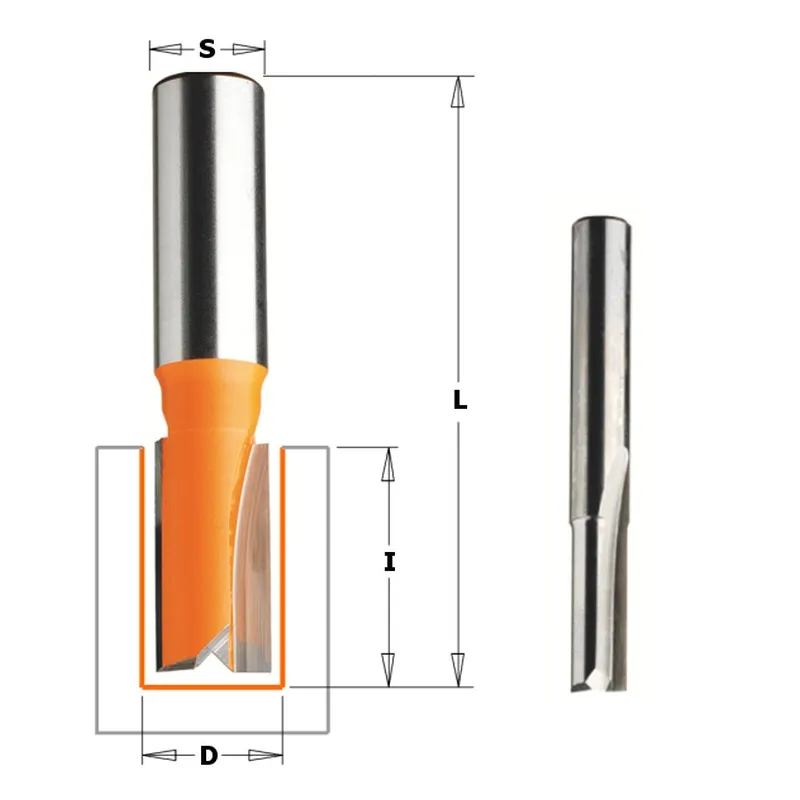 Fraise droite — queue 6 mm · actif Ø10 × 20 mm — CMT 711.100.11 4