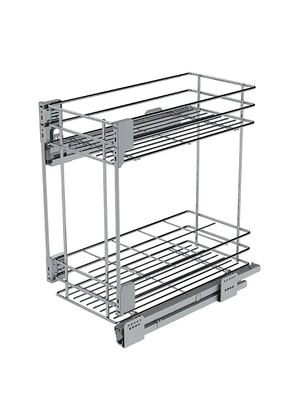 سلة حامل قوارير منزلقة  — خزانة 45 صم، خروج كامل مع مخمّد
