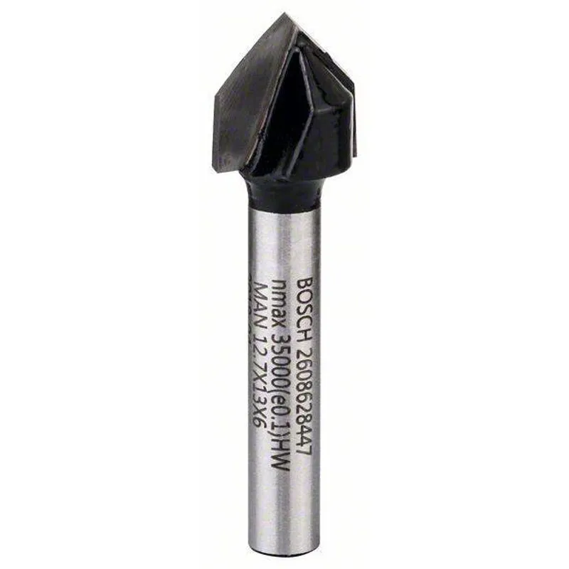 Fraise à rainurer en V 90° — queue 6 mm — Bosch 2608628447 3