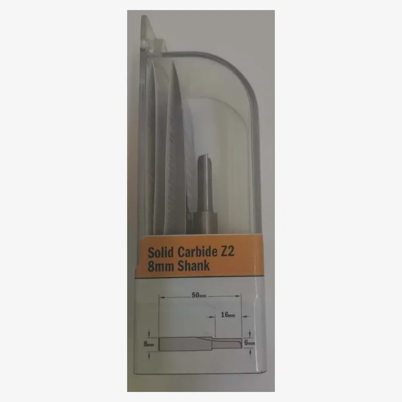 Fraise droite — queue 8 mm · actif Ø6 × 16 mm — CMT 911.060.11 3