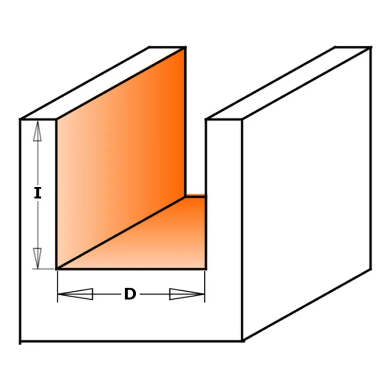 Fraise droite — queue 6 mm · actif Ø10 × 20 mm — CMT 711.100.11 3